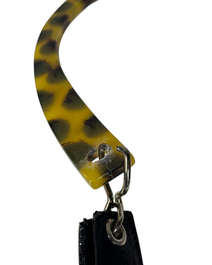 Bottega Veneta Vintage Shoulder Bag with Tortoise Shell Lucite Handle, Handbags, Bottega Veneta, RERACKED