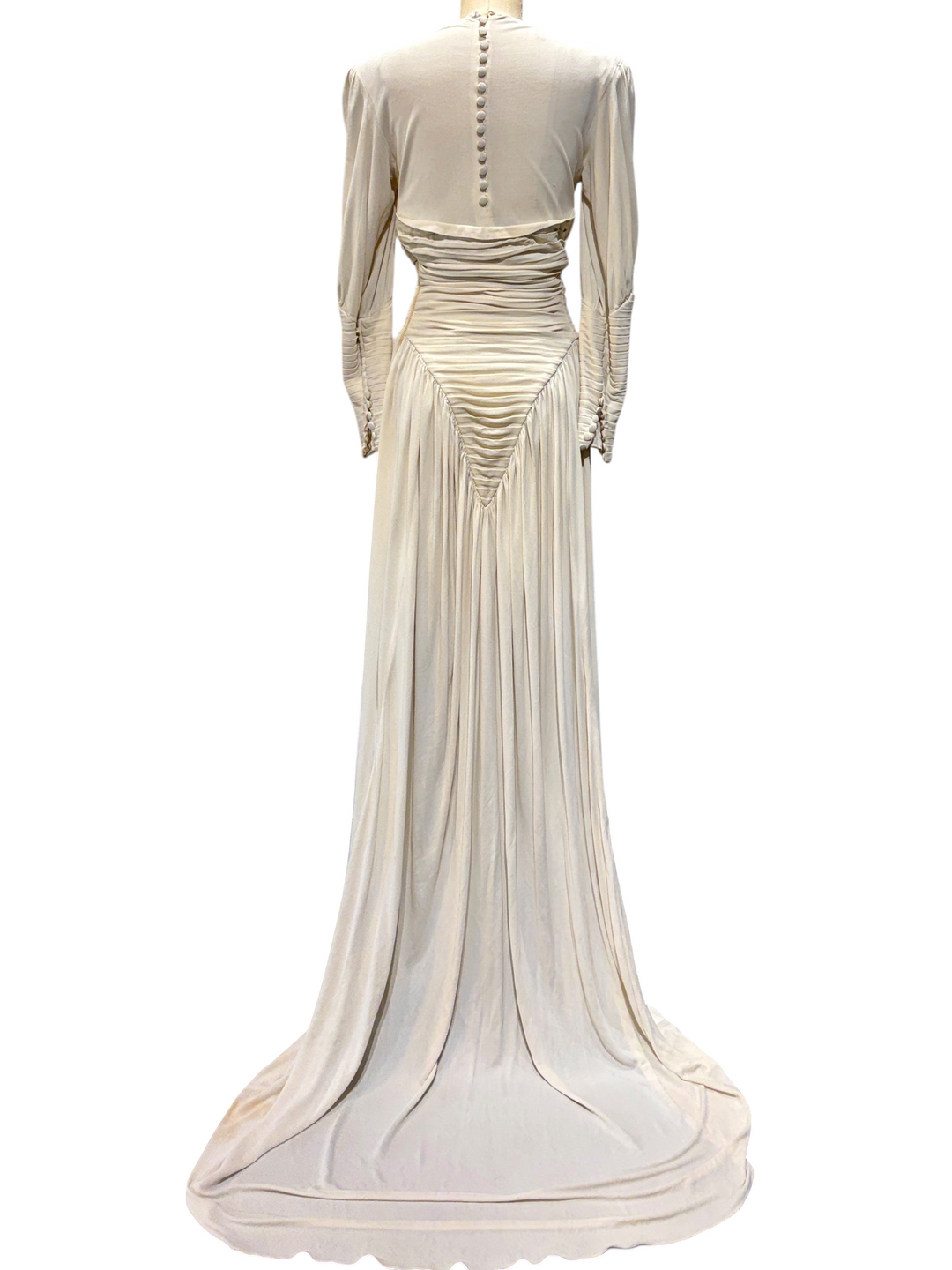 Jeanne Lanvin Haute Couture "Sodom and Gomorrah" Gown, Occupied Paris, c. 1943–44 — Documented New York Times 1944, Illustrated by Christian Bérard