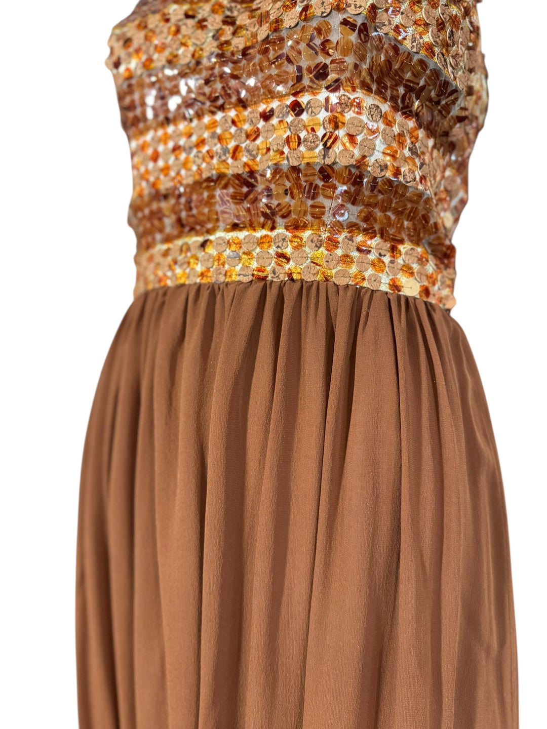Givenchy Haute Couture Runway Gown – 1969 Sequin Halter Dress from Brooklyn Museum (FR 36), Apparel, Givenchy, RERACKED