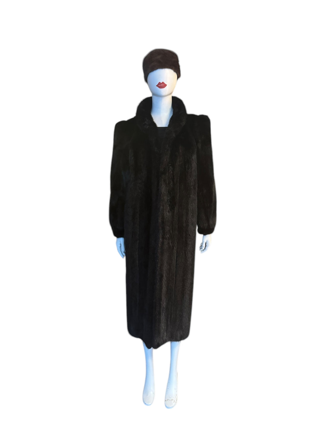 Full Length Dark Mink Coat