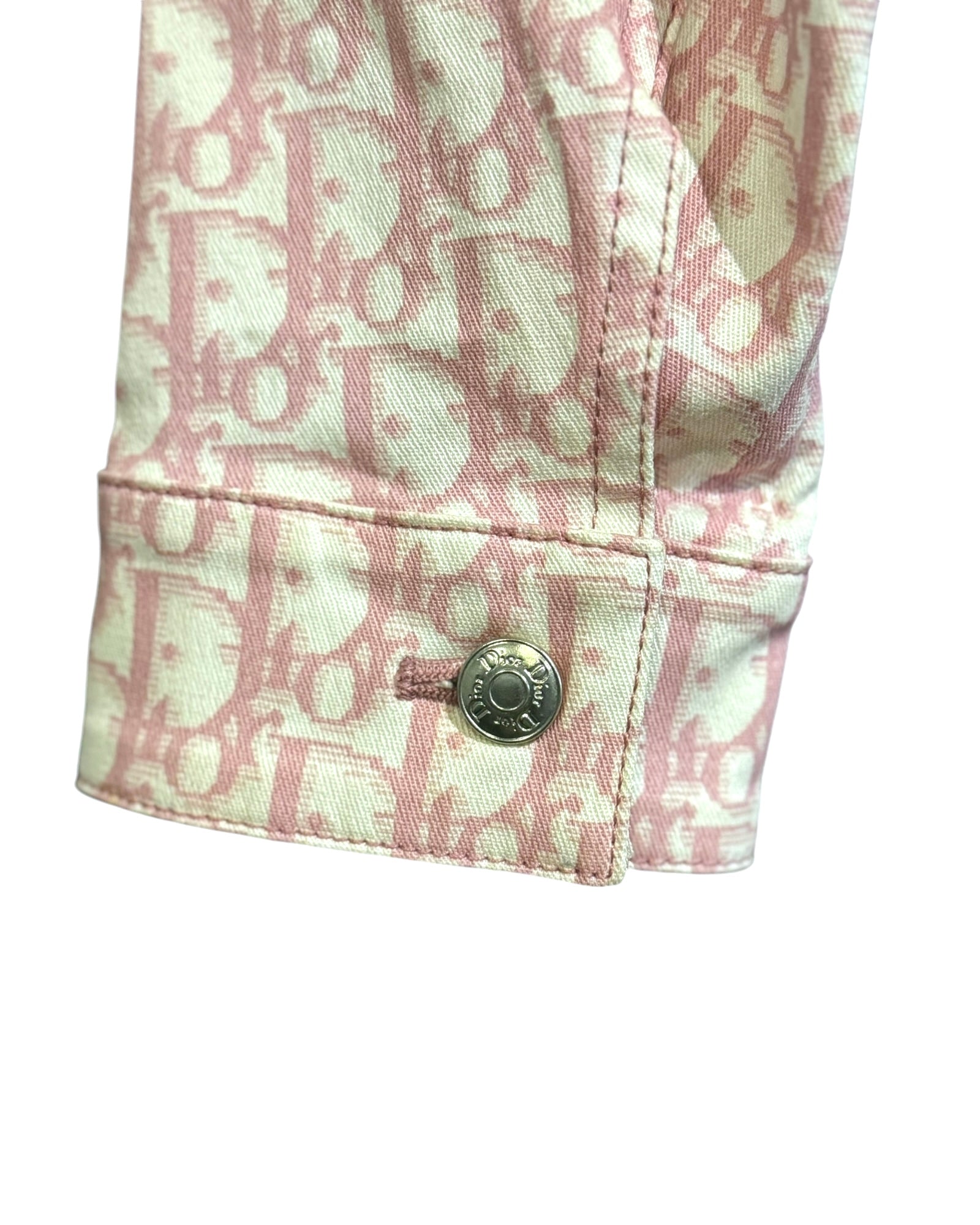 Christian Dior by John Galliano Pink Monogram Jacket – RERACKED