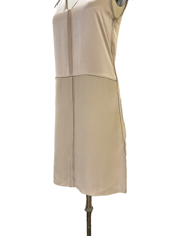 Bottega Veneta 2012 RUNWAY dress camel and silk with origami sleeves  