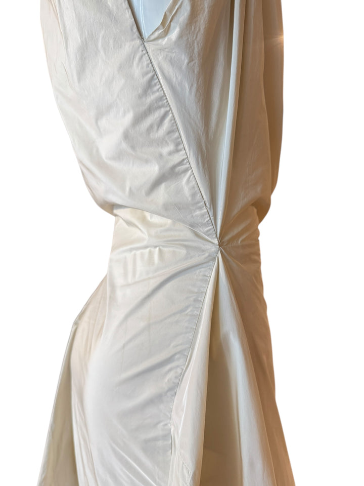 Vivienne Westwood London White Draped Asymmetrical Dress – Early 2000s, Apparel & Accessories, Vivienne Westwood, RERACKED