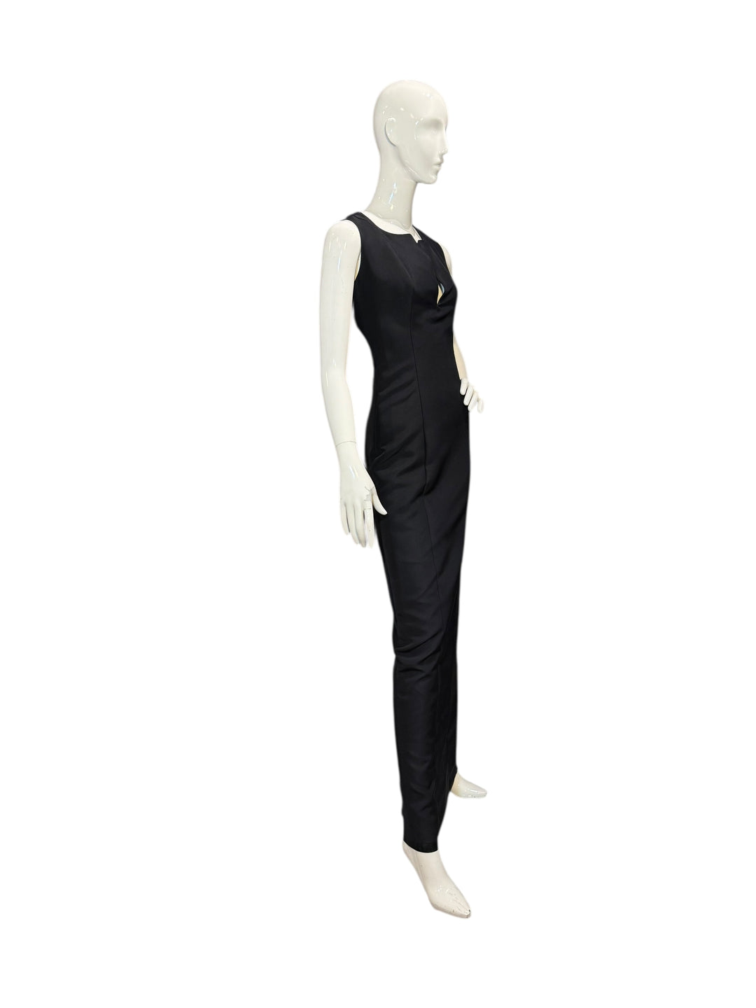 Gucci Fall/Winter 1999 Black Silk V-Neck Gown with Sculptural Cutout Detail, Apparel & Accessories, Gucci by Tom Ford, RERACKED