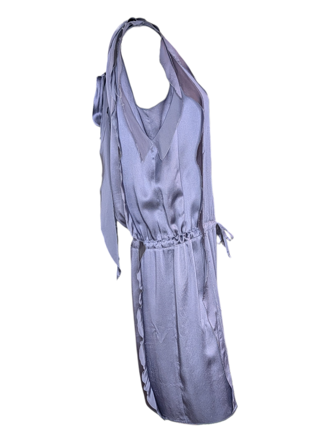 Lanvin Hiver 2011 Raw Edge Silk Shift Dress