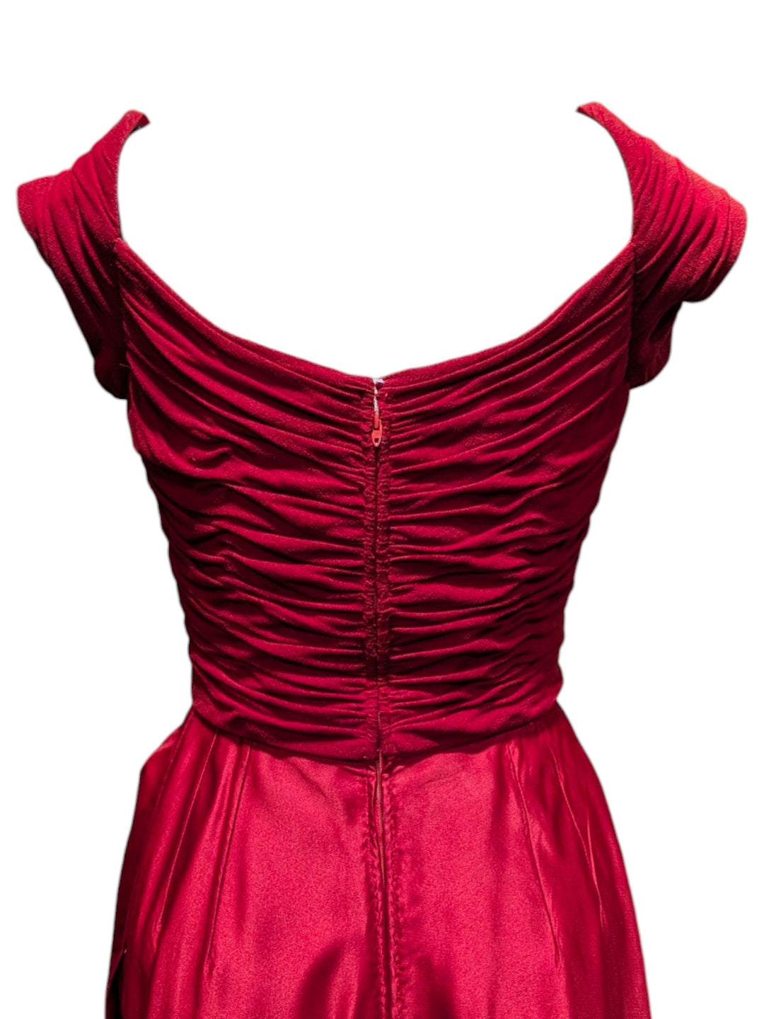 Elsa Schiaparelli 1950s ruched haute couture cocktail dress *RARE*