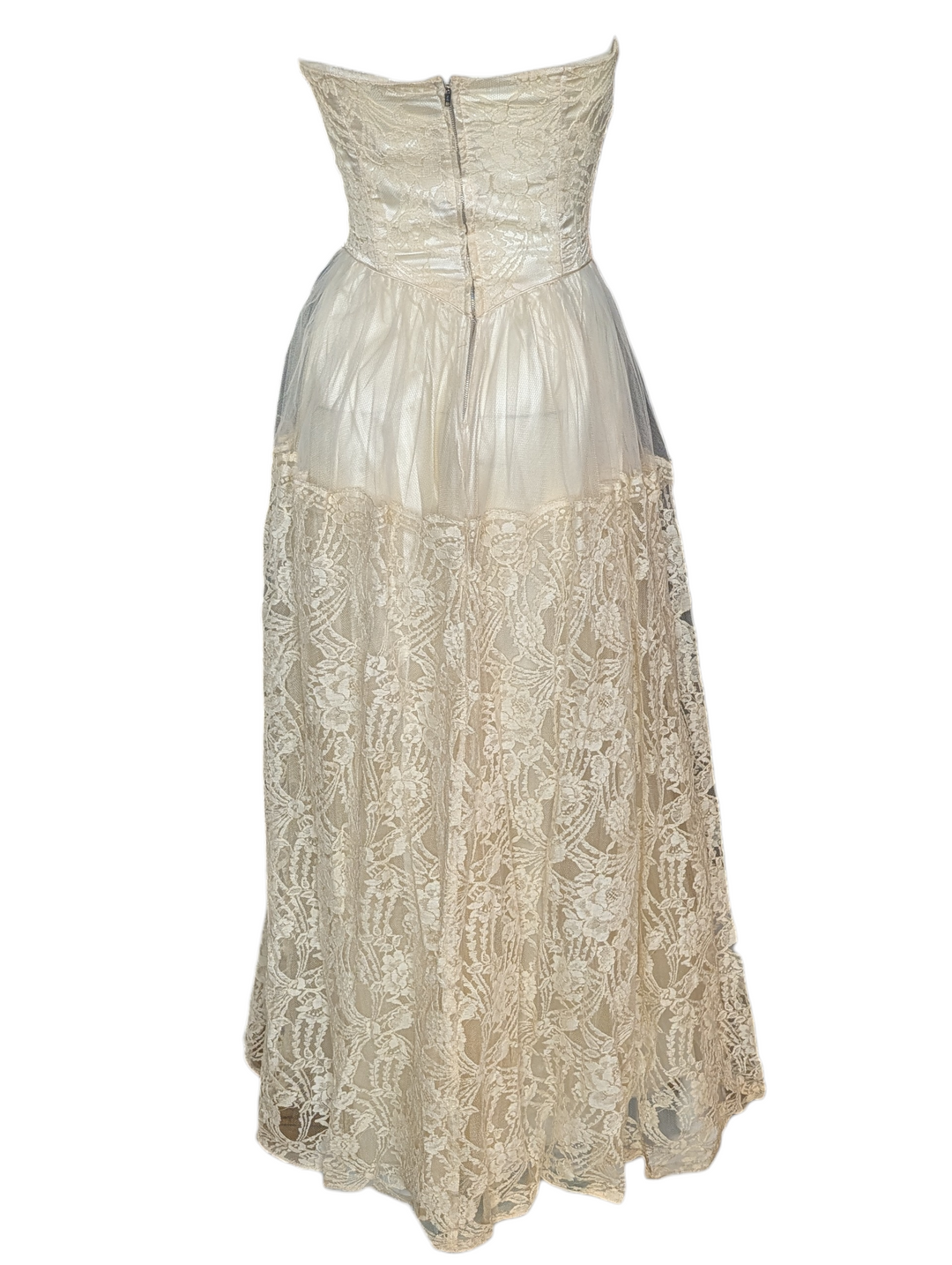 1940s Lace Wedding Gown with Original Matching Bolero