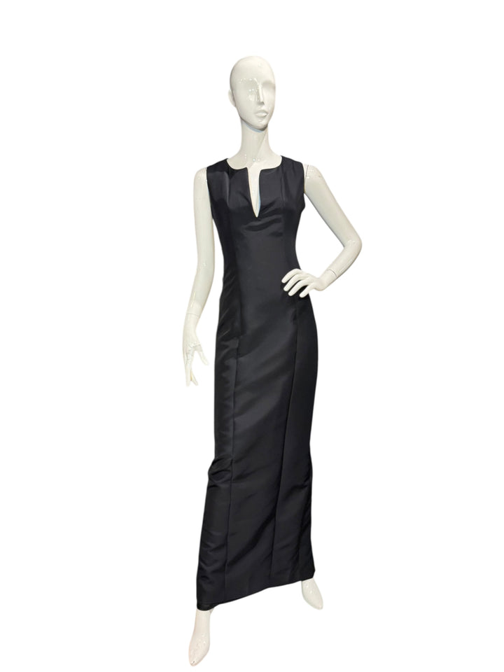 Gucci Fall/Winter 1999 Black Silk V-Neck Gown with Sculptural Cutout Detail, Apparel & Accessories, Gucci by Tom Ford, RERACKED