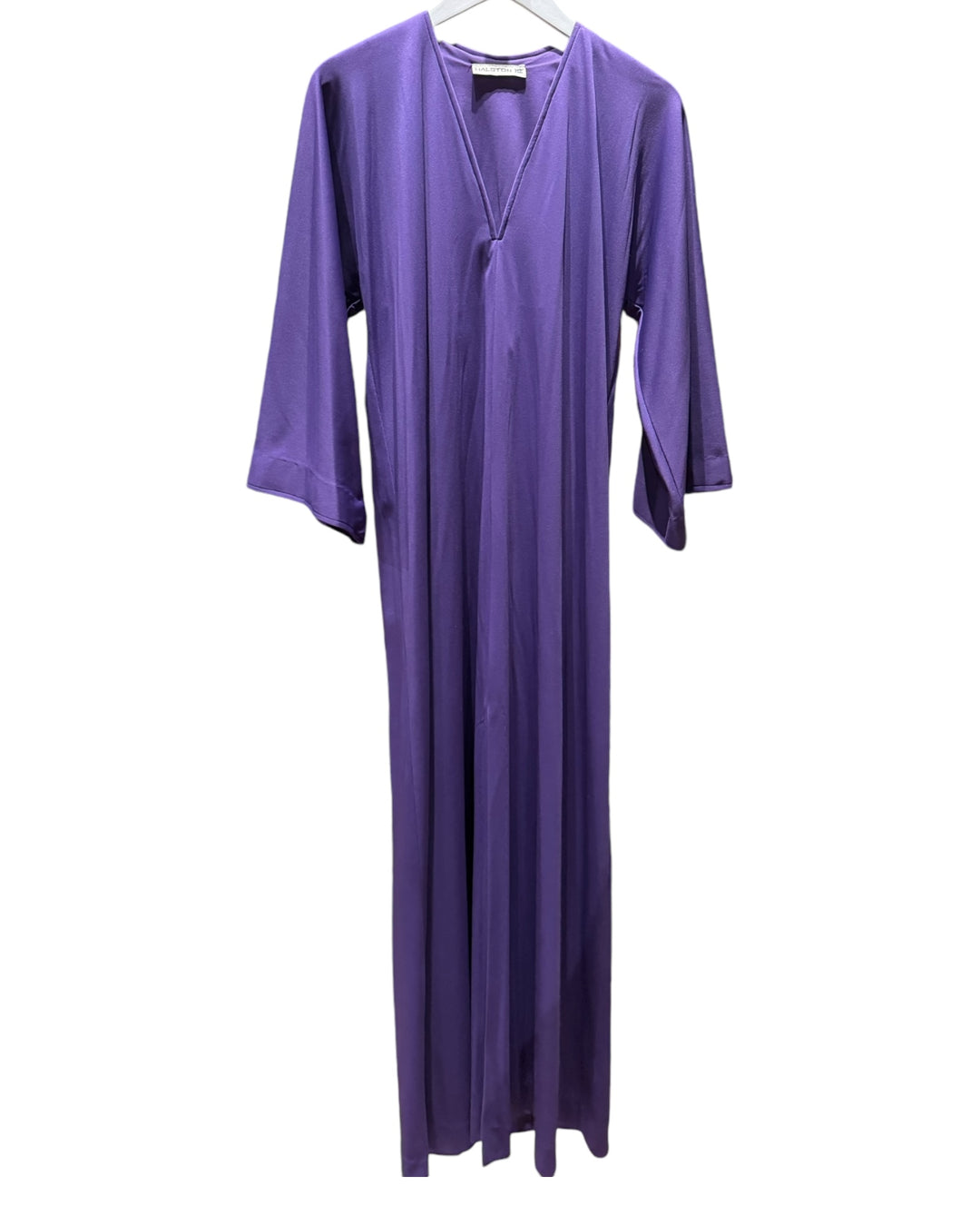 Indigo Purple Halston 1970’s Signature Jersey Gown