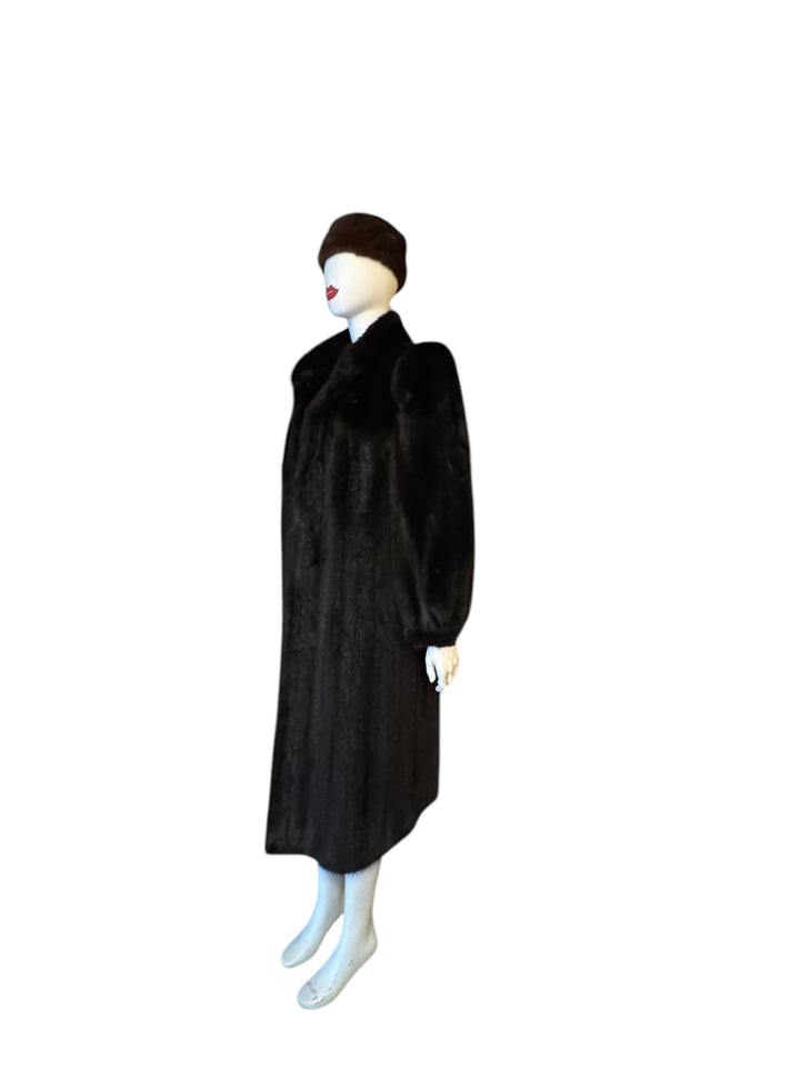 Full Length Dark Mink Coat