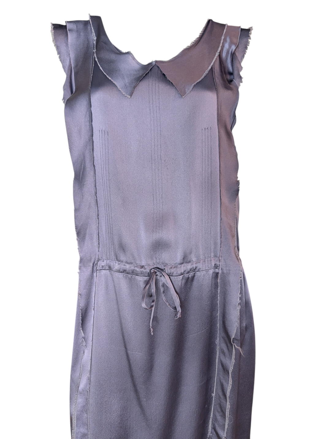 Lanvin Hiver 2011 Raw Edge Silk Shift Dress