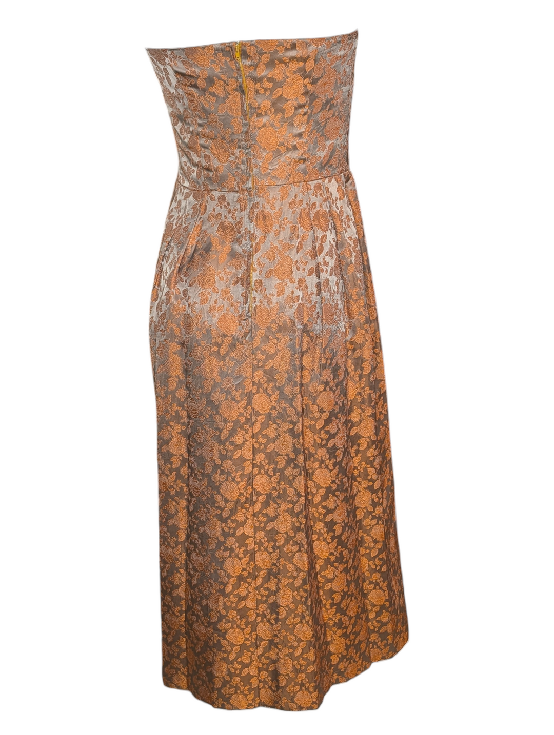 Patterned dress on a white background