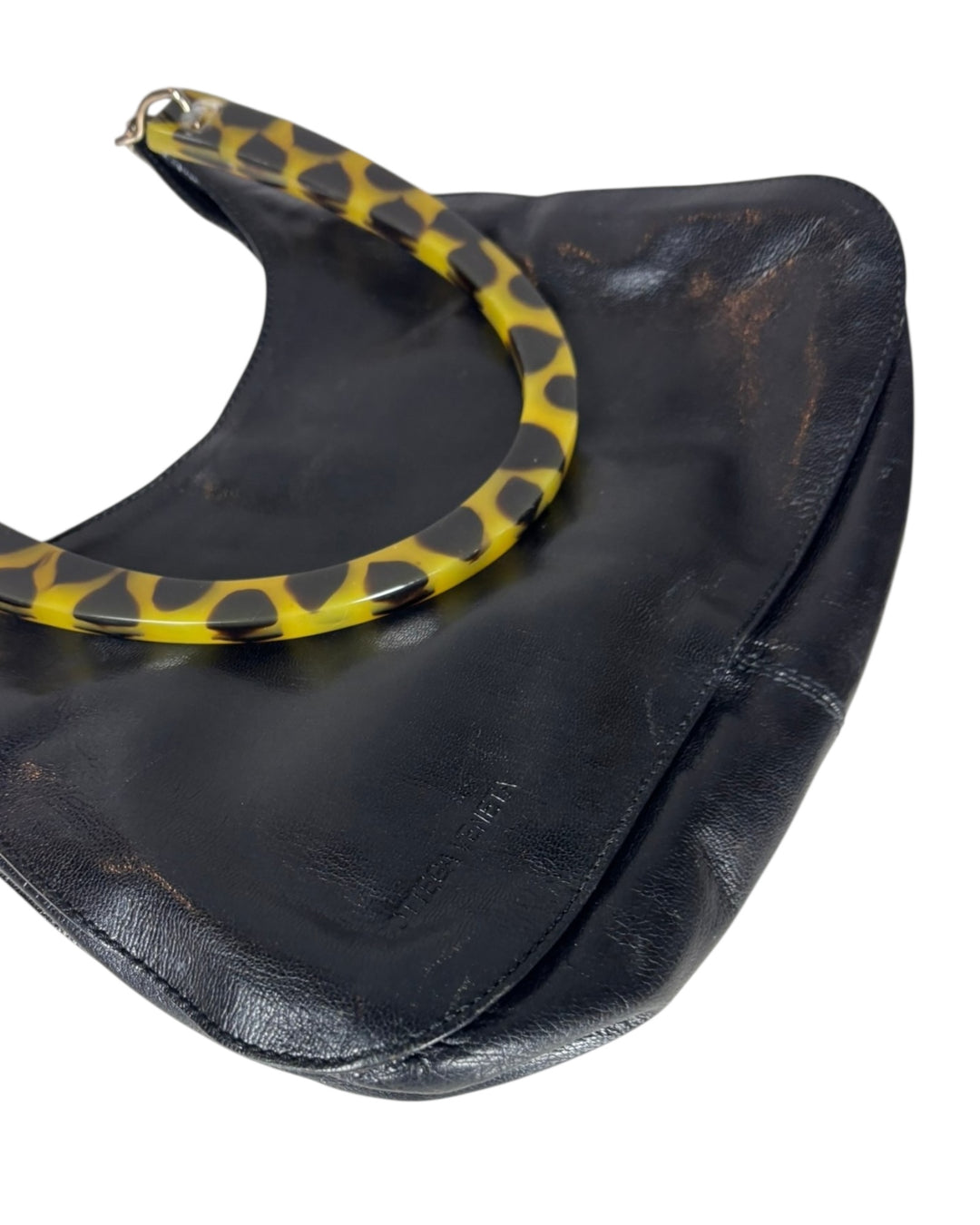 Bottega Veneta Vintage Shoulder Bag with Tortoise Shell Lucite Handle, Handbags, Bottega Veneta, RERACKED