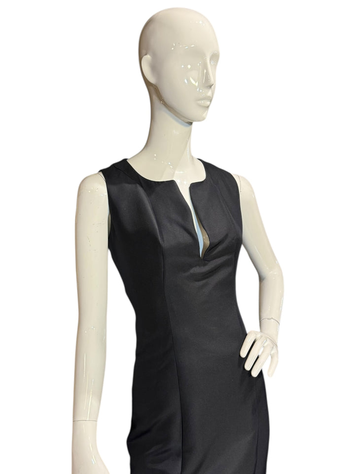 Gucci Fall/Winter 1999 Black Silk V-Neck Gown with Sculptural Cutout Detail, Apparel & Accessories, Gucci by Tom Ford, RERACKED