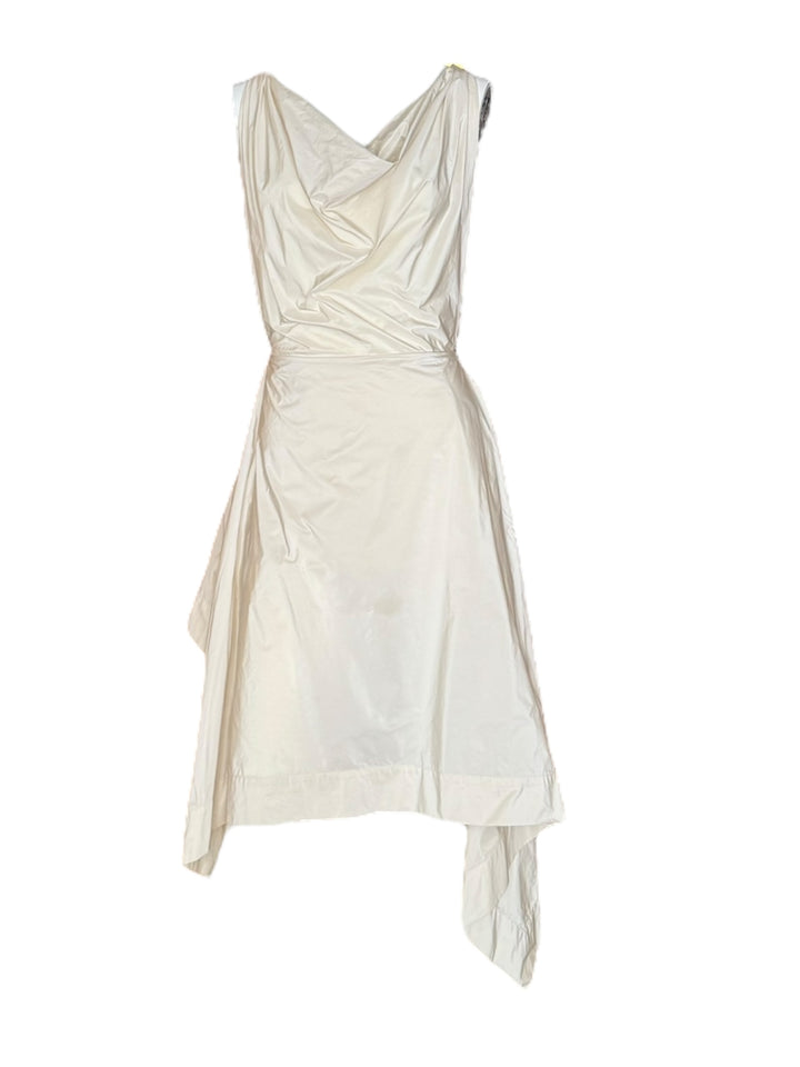 Vivienne Westwood London White Draped Asymmetrical Dress Early 2000s RERACKED Vivienne Westwood London White Draped Asymmetrical Dress Early 2000s RERACKED
