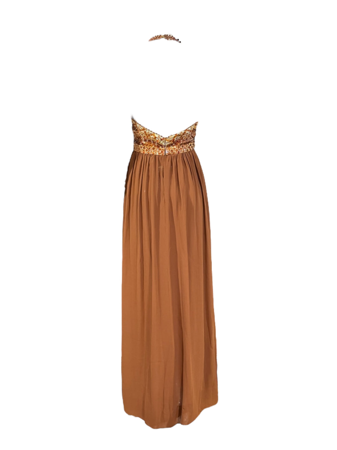 Givenchy Haute Couture Runway Gown – 1969 Sequin Halter Dress from Brooklyn Museum (FR 36), Apparel, Givenchy, RERACKED