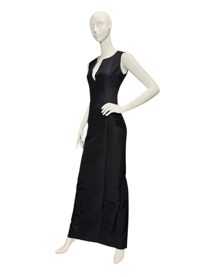 Gucci Fall/Winter 1999 Black Silk V-Neck Gown with Sculptural Cutout Detail, Apparel & Accessories, Gucci by Tom Ford, RERACKED