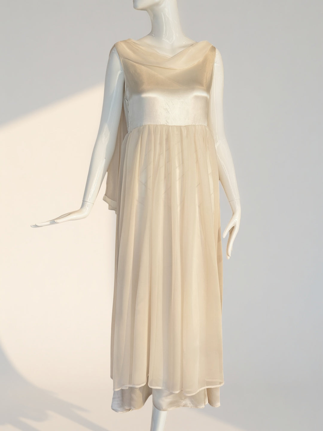 1920s Silk Chiffon Recouture by Colleema — One of a Kind Wedding Gown