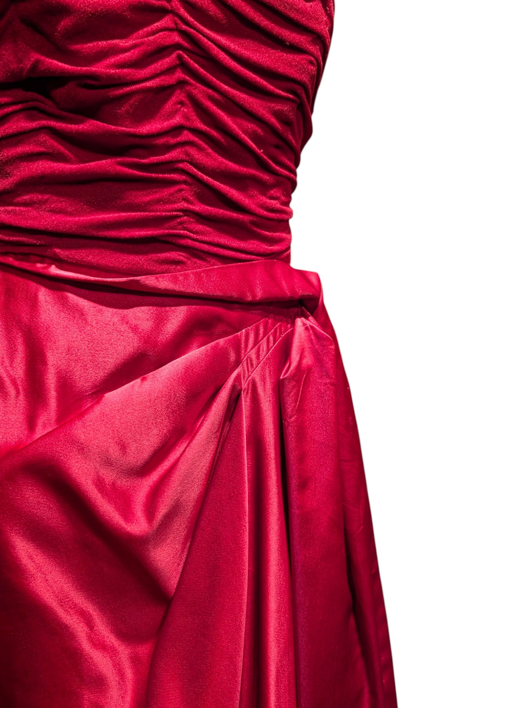 Elsa Schiaparelli 1950s ruched haute couture cocktail dress *RARE*