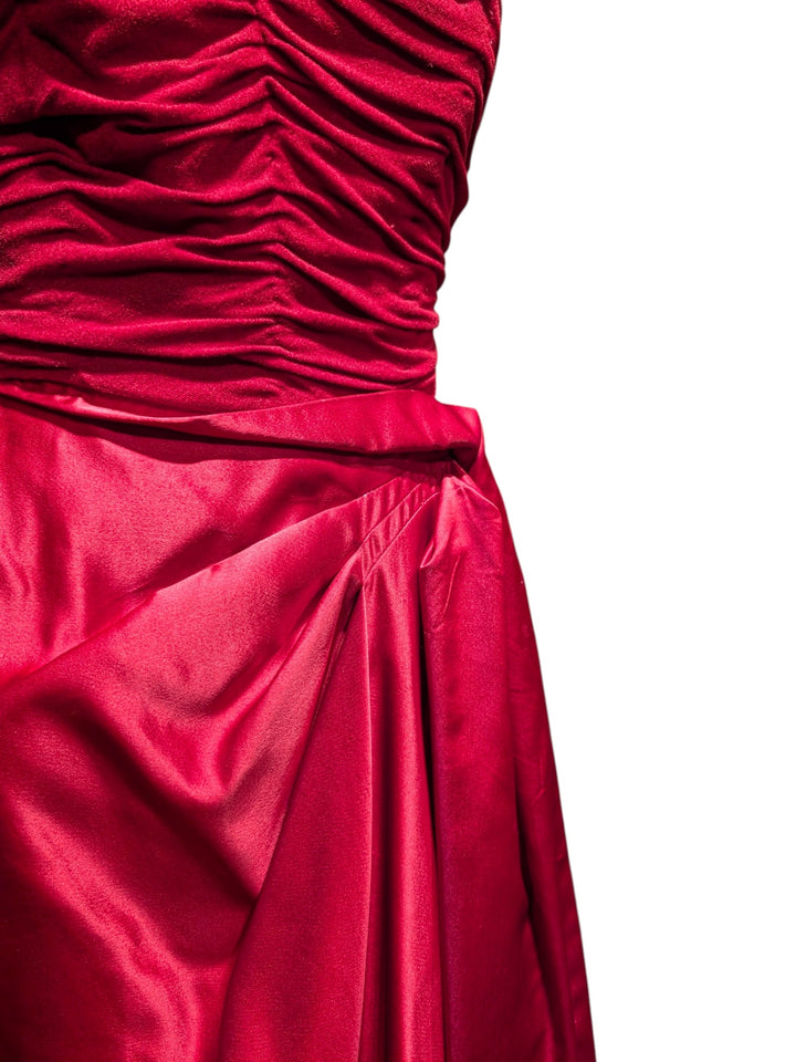 Elsa Schiaparelli 1950s ruched haute couture cocktail dress *RARE*