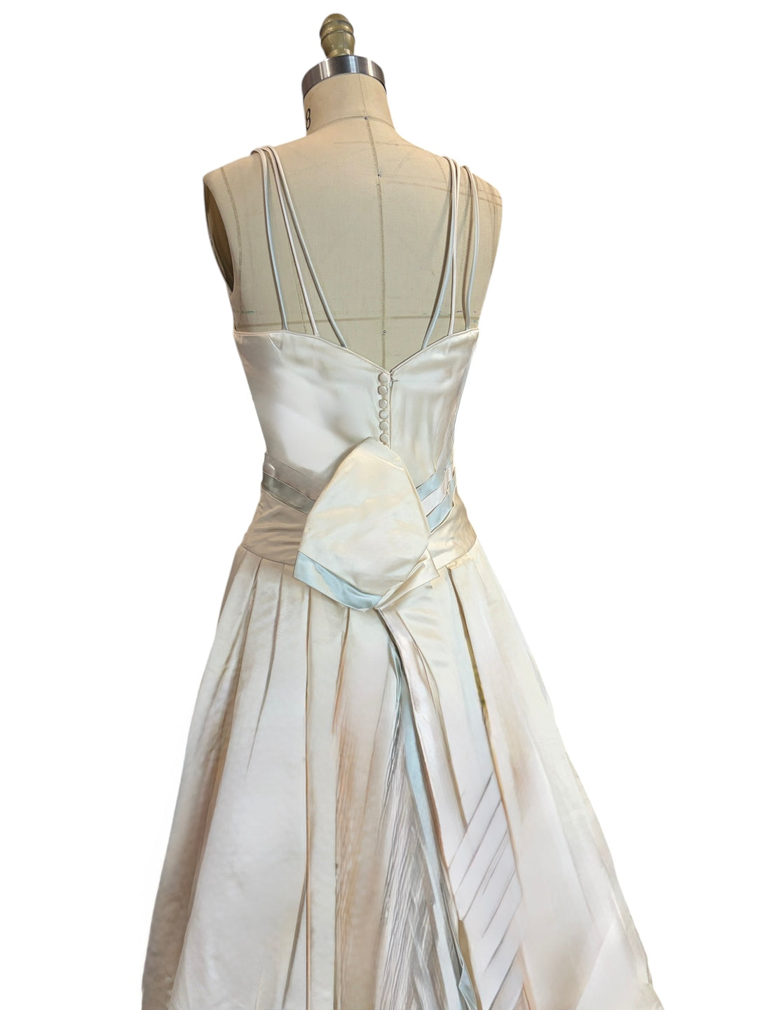 Christian Dior Ferré Era Ivory Silk Wedding Dress Ballgown, c. 1992