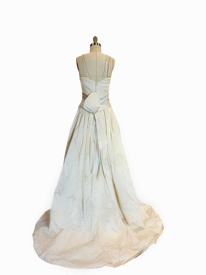 Christian Dior Ferré Era Ivory Silk Wedding Dress Ballgown, c. 1992