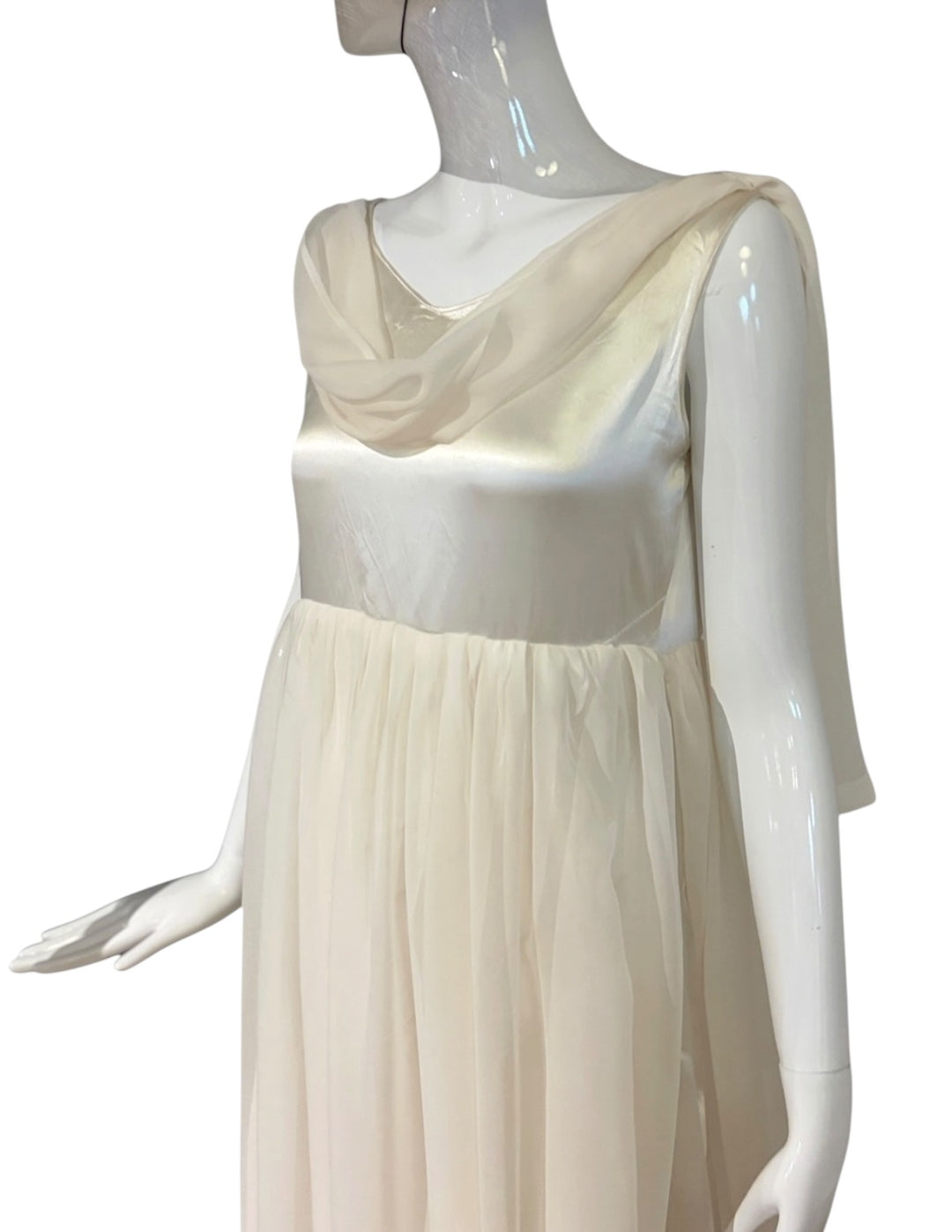 1920s Silk Chiffon Recouture by Colleema — One of a Kind Wedding Gown