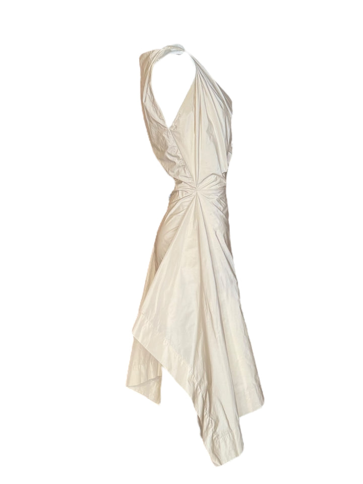 Vivienne Westwood London White Draped Asymmetrical Dress – Early 2000s, Apparel & Accessories, Vivienne Westwood, RERACKED