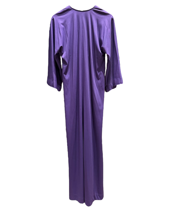 Indigo Purple Halston 1970’s Signature Jersey Gown