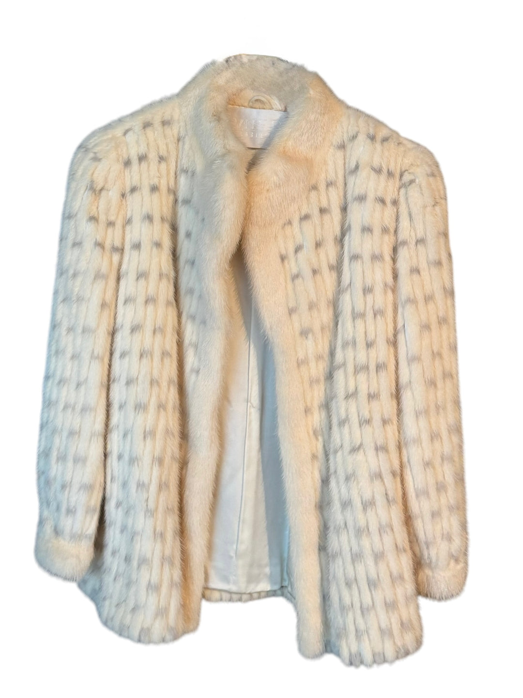 Speckled Blonde Mink Fitted Jacket