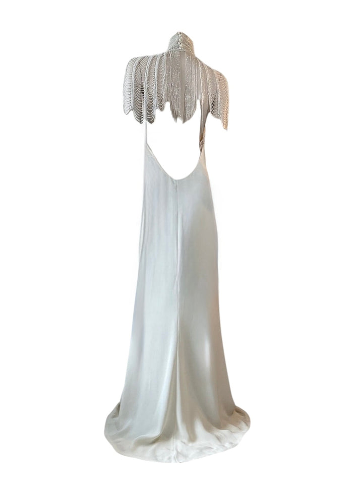 Ralph Lauren Beaded Mock Neck Wedding Gown – Spring 2012 Runway, Size 10 (Fits 6/8), Apparel & Accessories, Ralph Lauren Collection, RERACKED