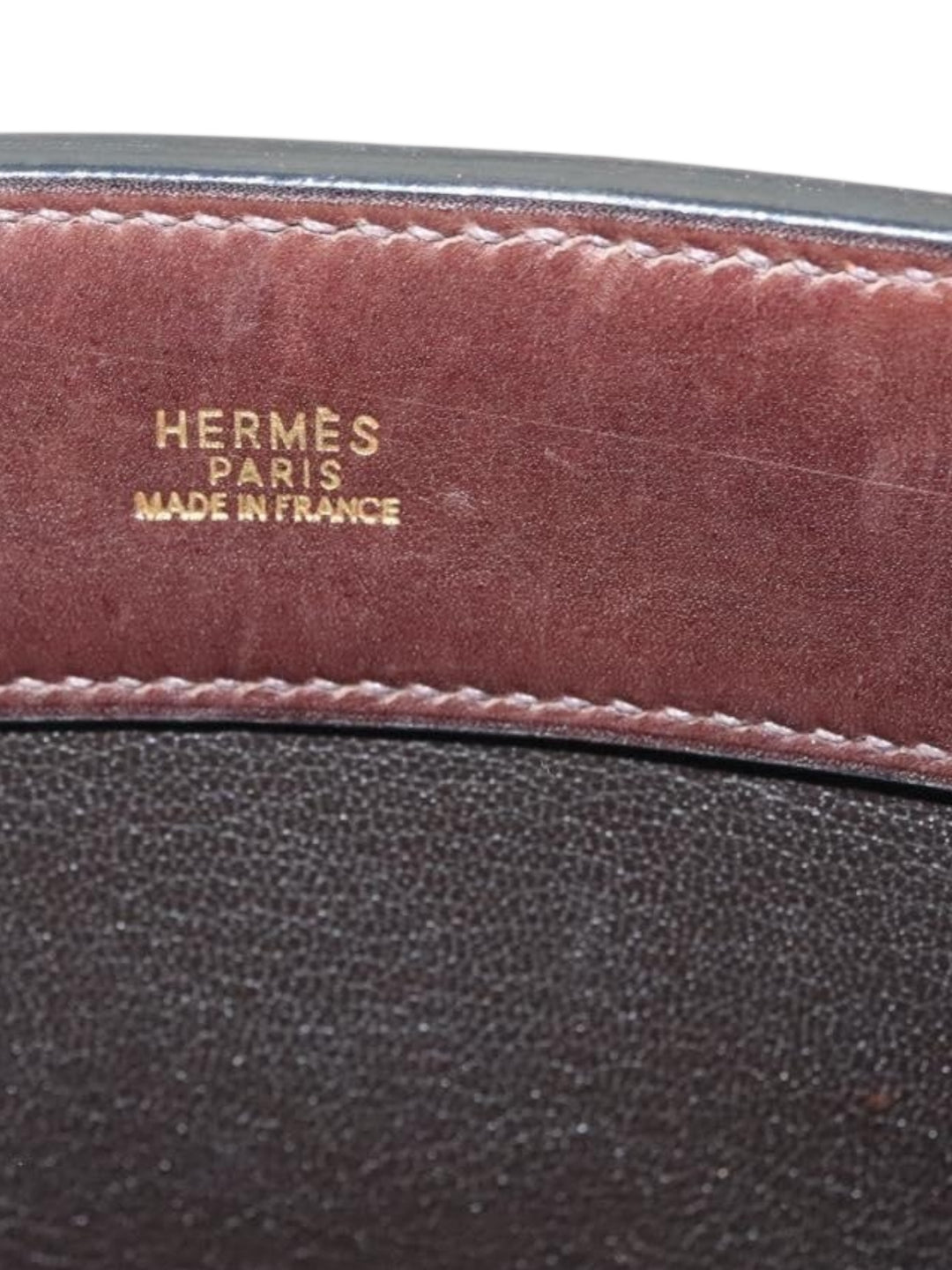 Hermès Muso Dark Chocolate Leather Shoulder Tote — Vintage ’90s Minimalist