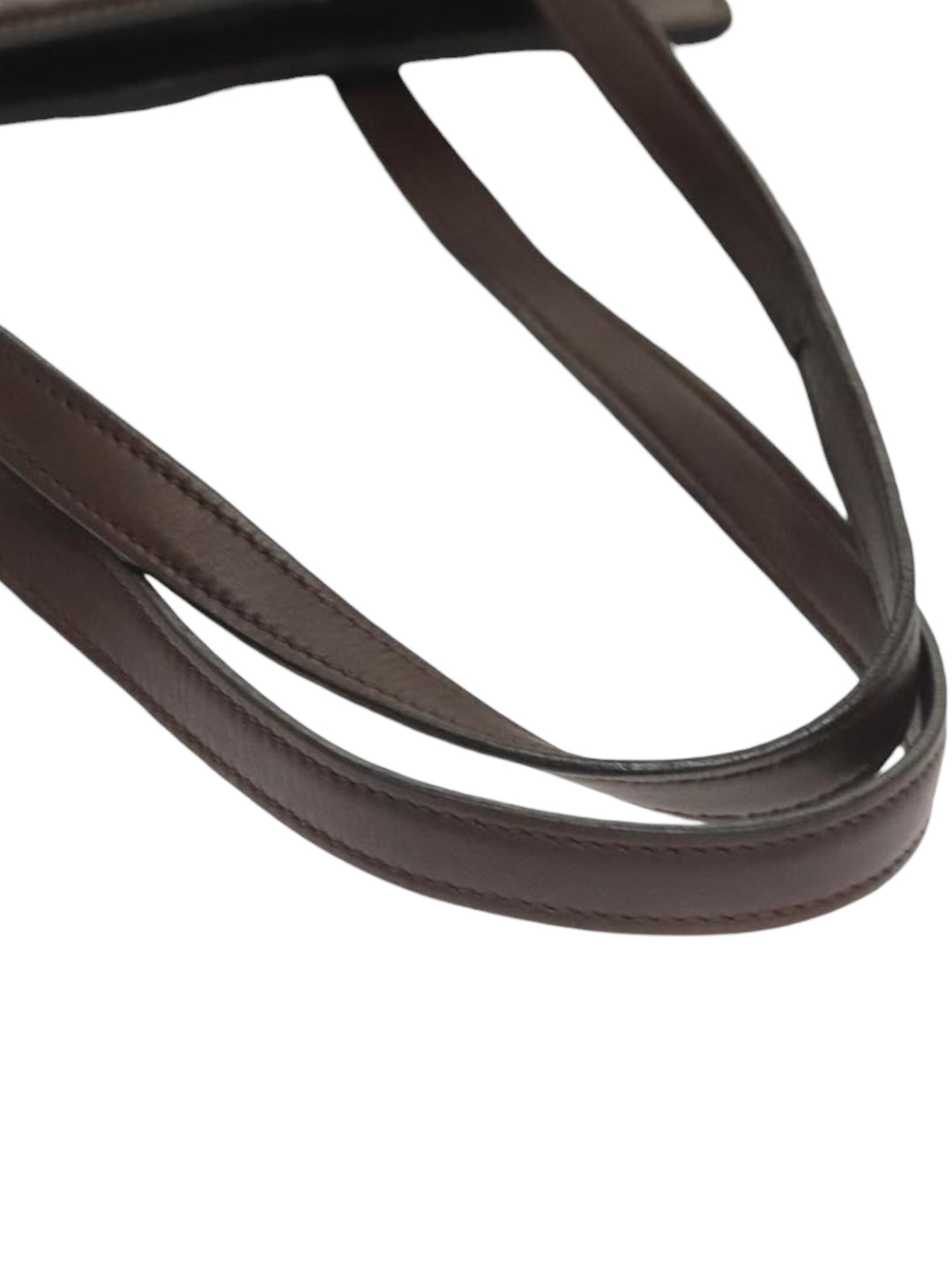 Hermès Muso Dark Chocolate Leather Shoulder Tote — Vintage ’90s Minimalist