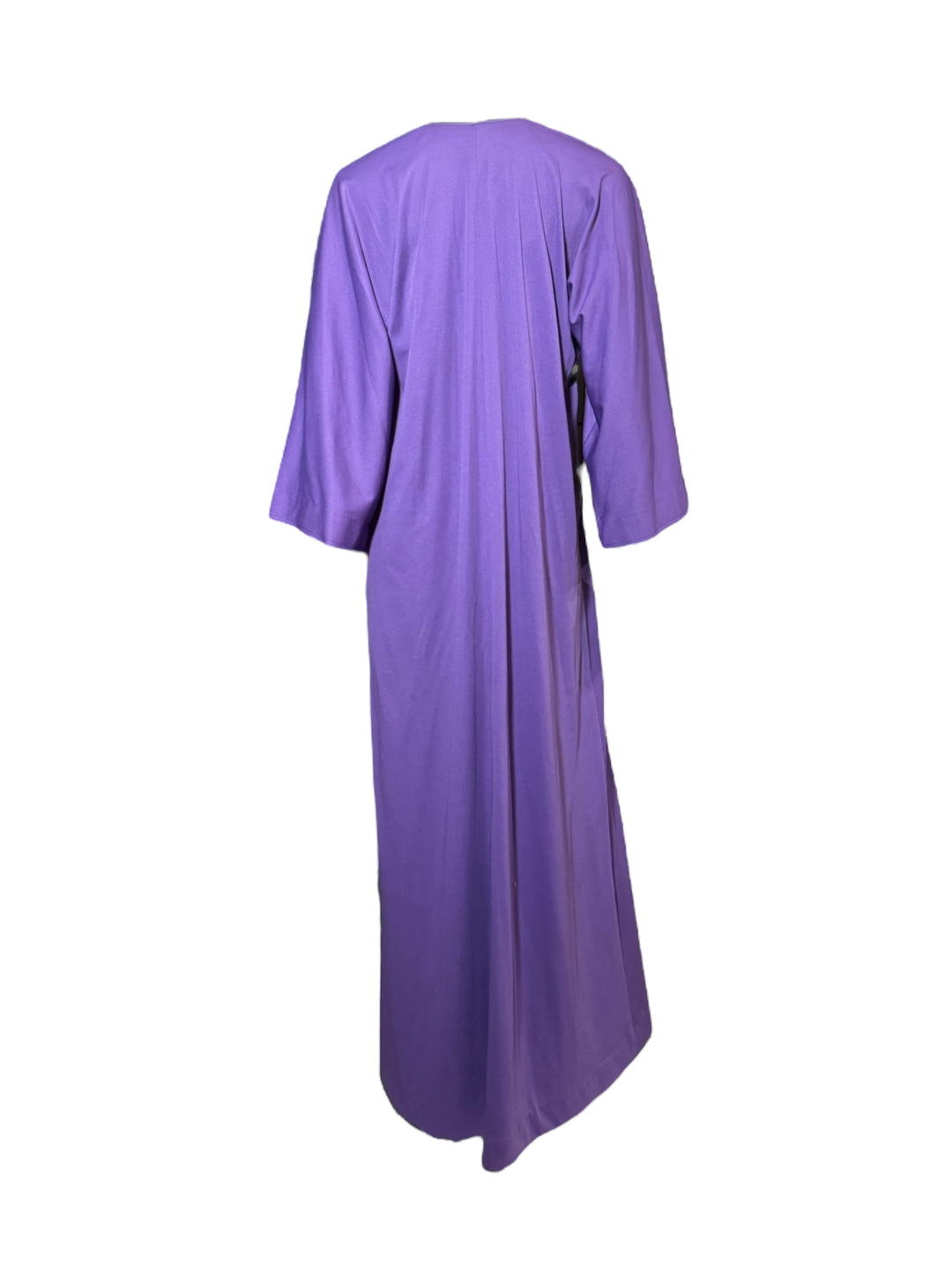 Vintage 1970s Halston Purple Jersey Kaftan Dress – Iconic Minimalist Glamour