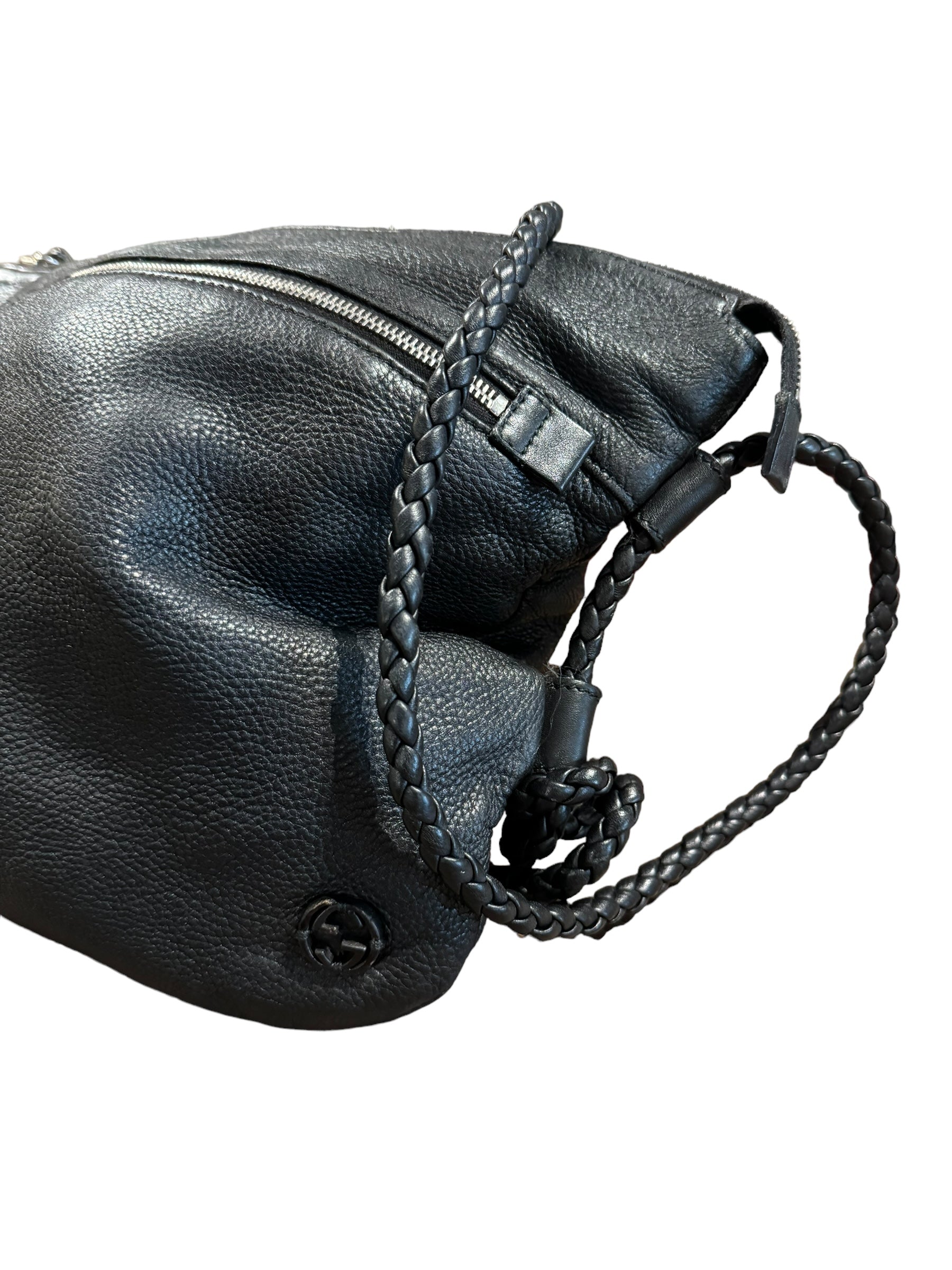 Gucci Hobo Bag with Braided Leather Rope Strap – RERACKED
