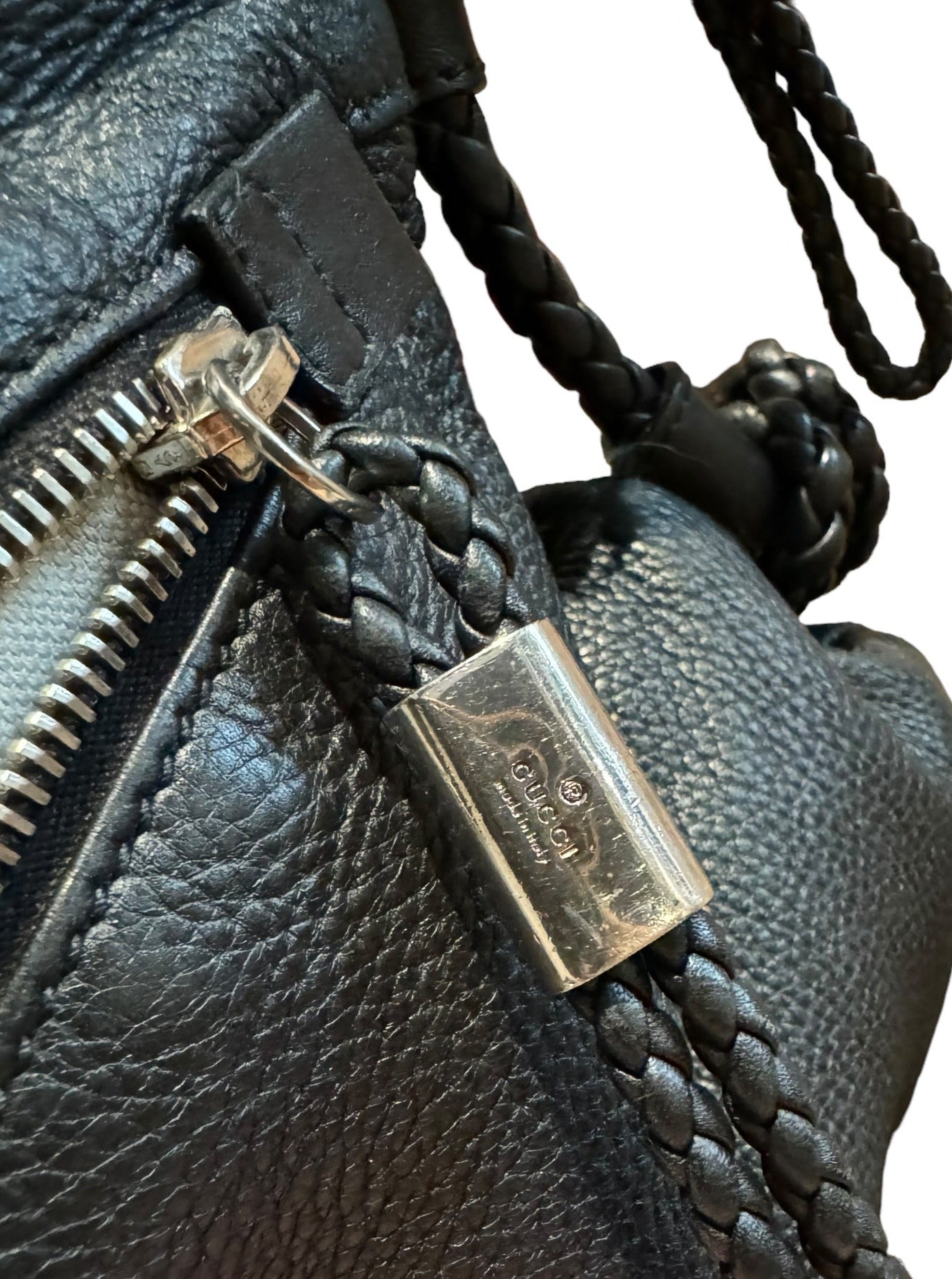 Gucci Hobo Bag with Braided Leather Rope Strap – RERACKED