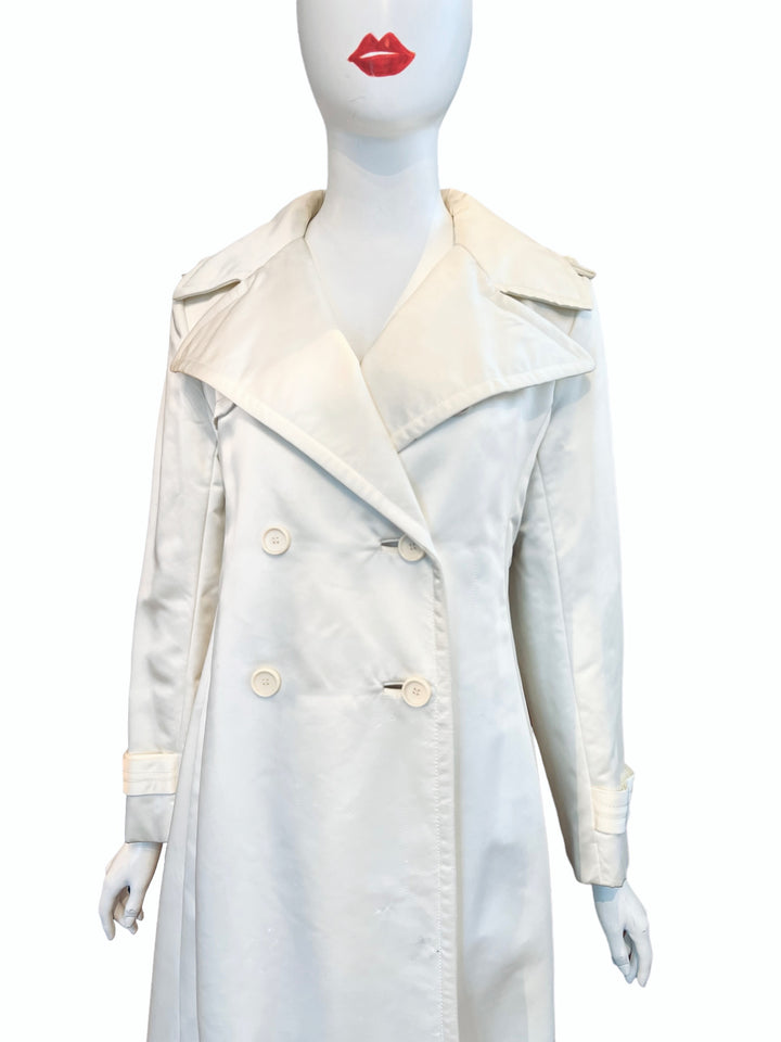 Bill Blass for Bond St - Heavy Satin Trench Coat