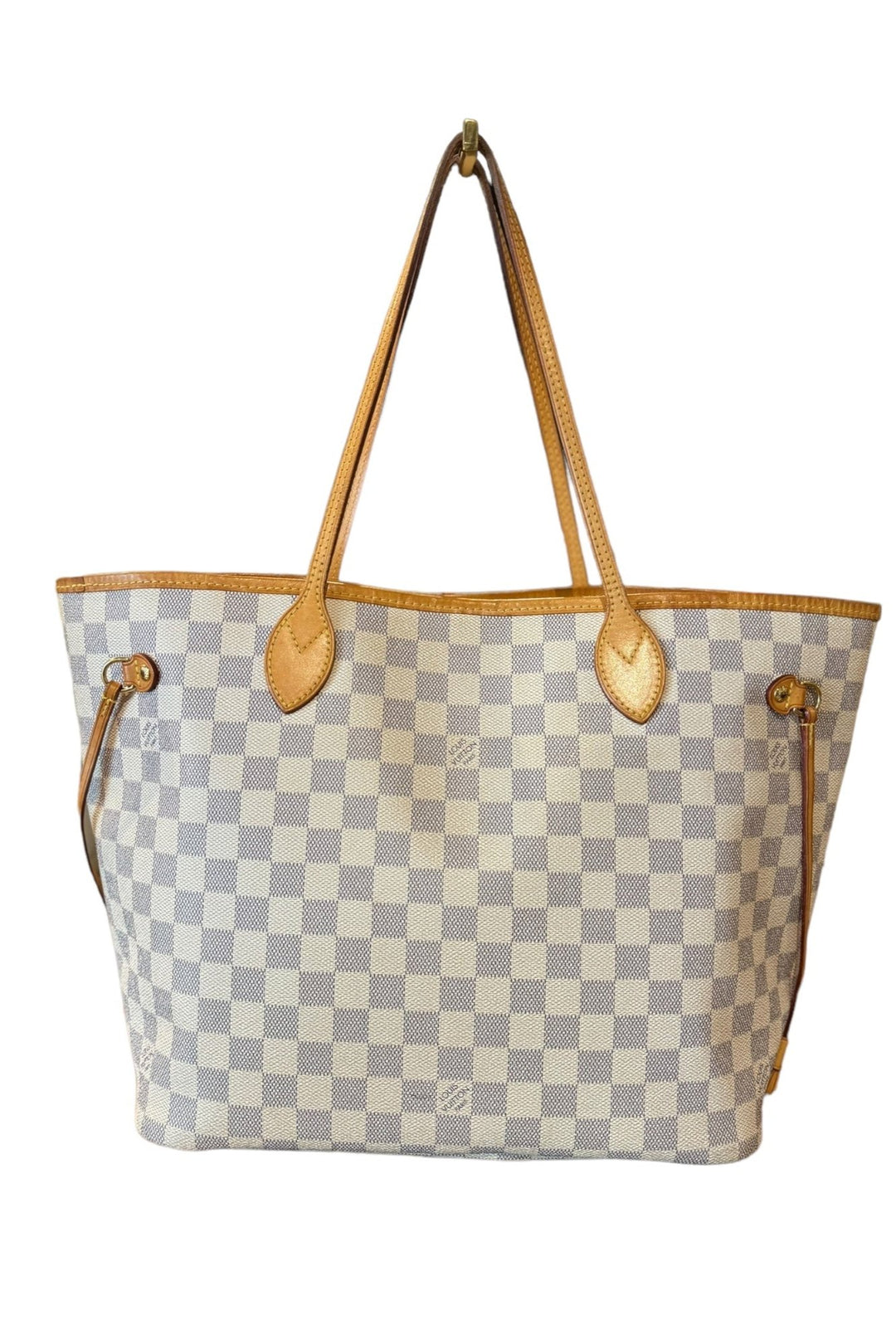 Louis Vuitton Neverfull Damier Azur most popular LV handbag 