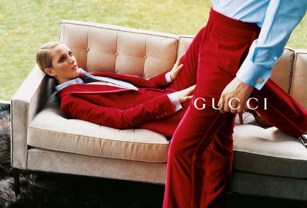 Tom Ford for Gucci - Red Velvet Suit FW 1996 - RERACKED