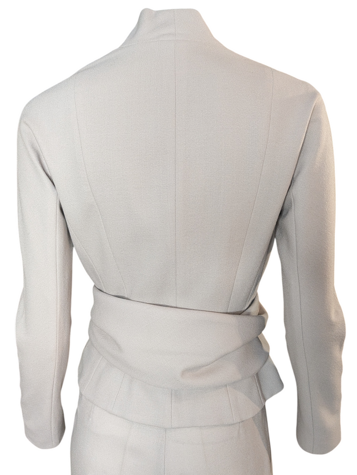 Christian Dior by John Galliano Sculptural Wrap-Waist Tailored Suit, Late 1990s