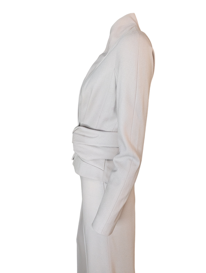 Christian Dior by John Galliano Sculptural Wrap-Waist Tailored Suit, Late 1990s