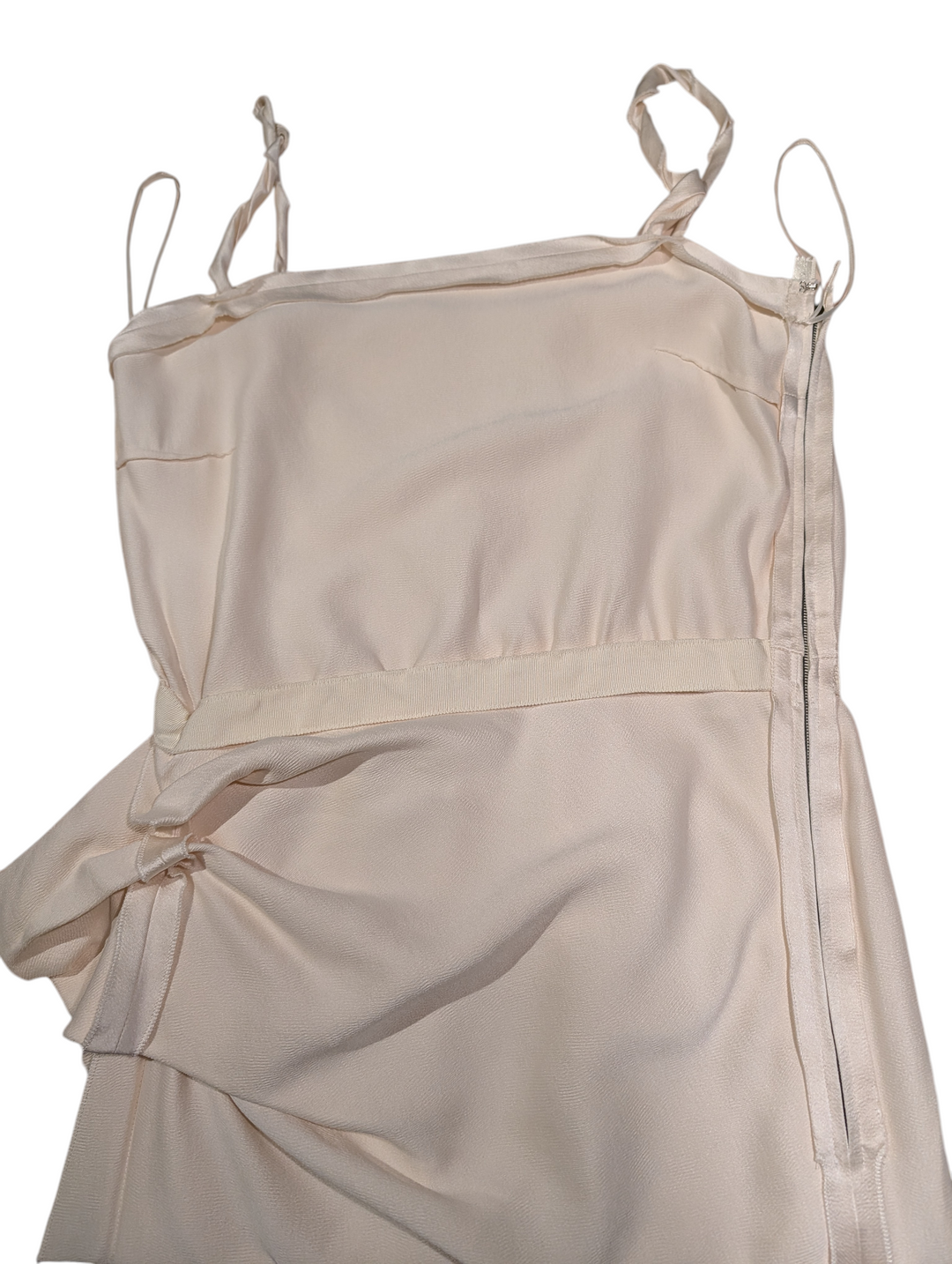 Early 2000s Lanvin Paris Ivory Silk Satin Bridal Gown by Alber Elbaz