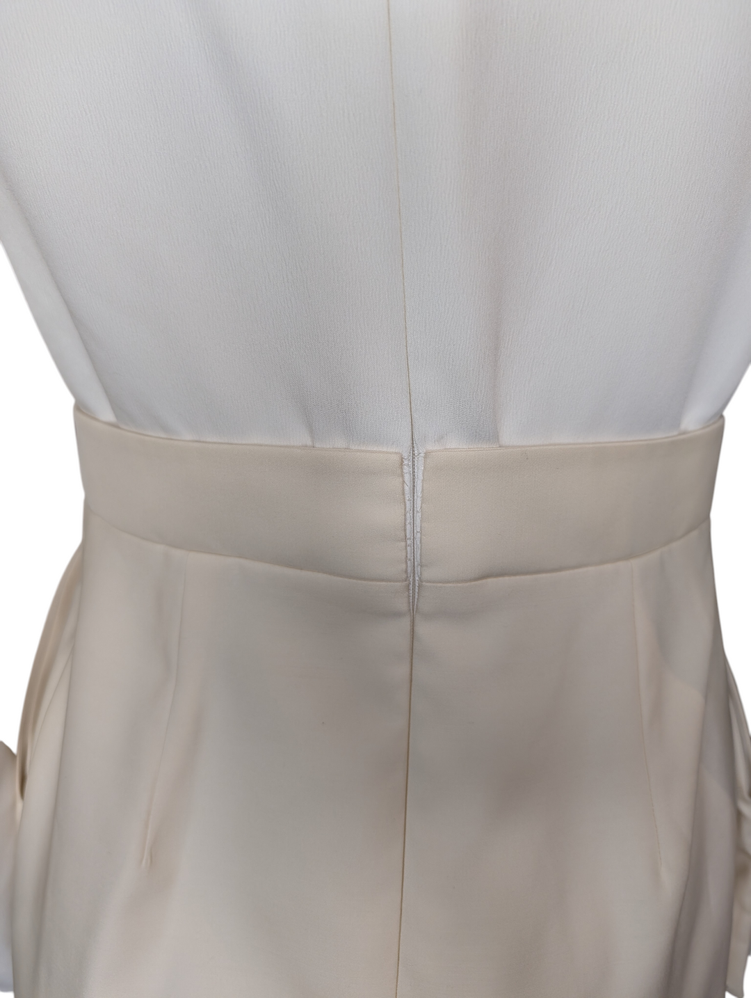 Phoebe Philo Céline Ivory Cream Minimalist Shift Dress, c. 2010s