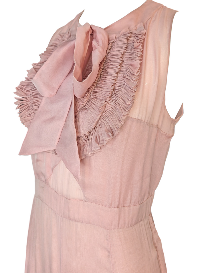 Valentino Garavani Blush Pink Silk Halter Evening Gown