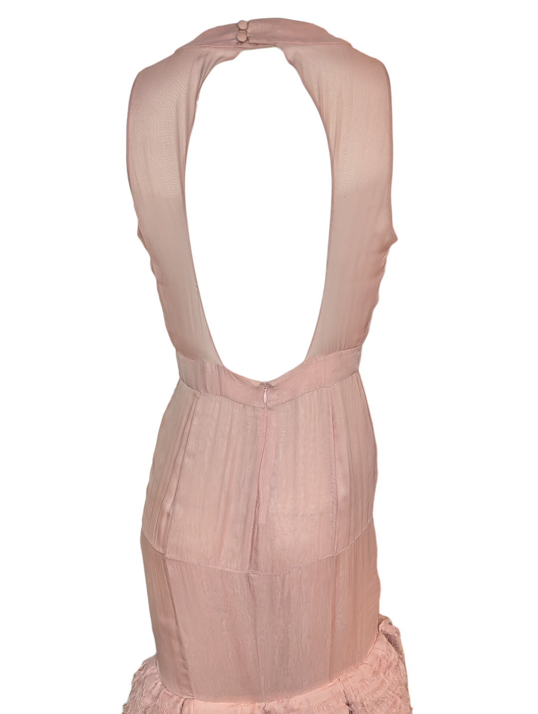 Valentino Garavani Blush Pink Silk Halter Evening Gown