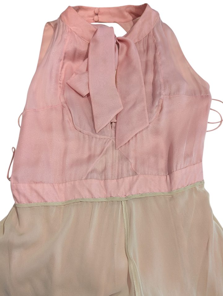 Valentino Garavani Blush Pink Silk Halter Evening Gown