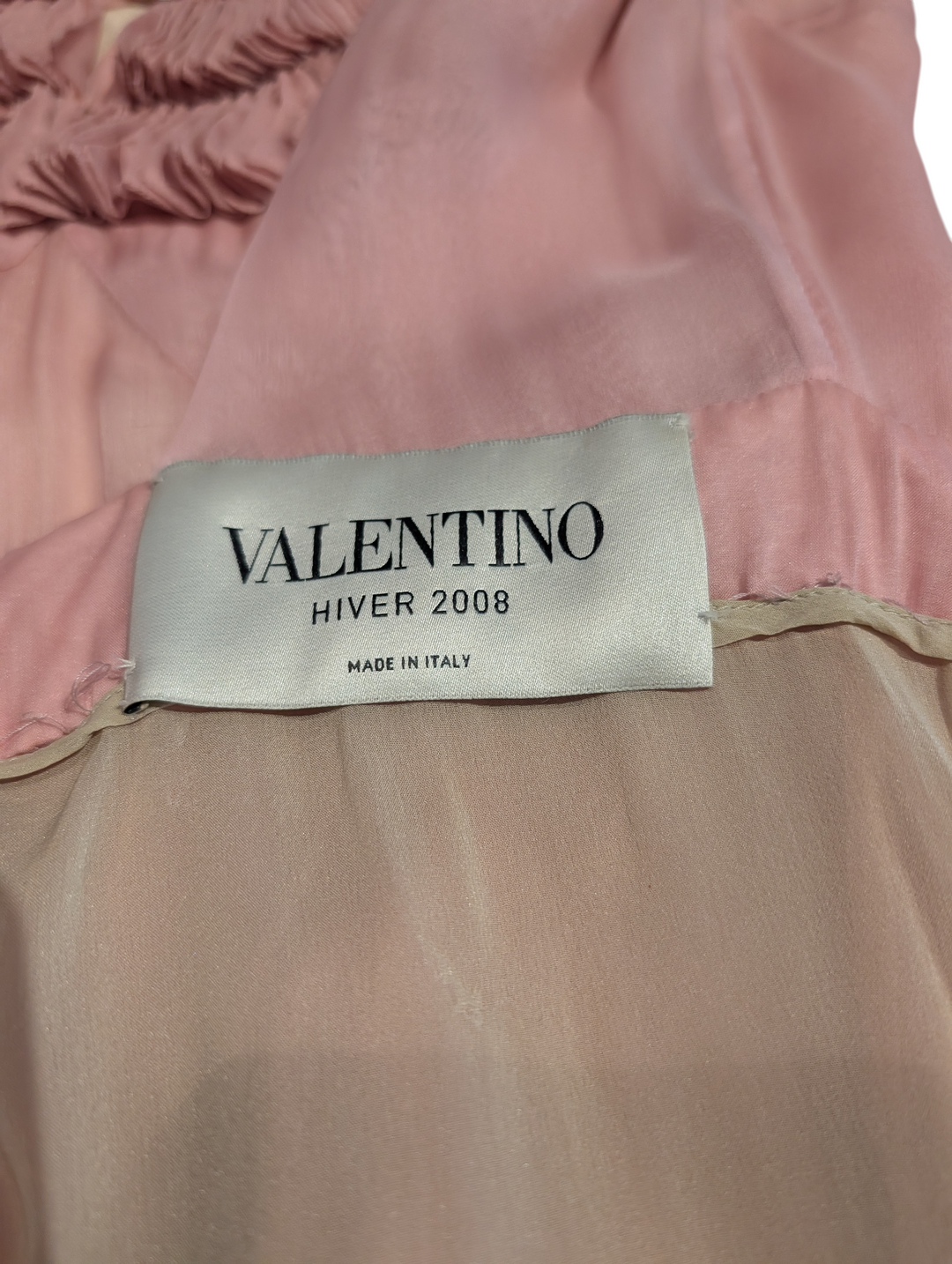 Valentino Garavani Blush Pink Silk Halter Evening Gown