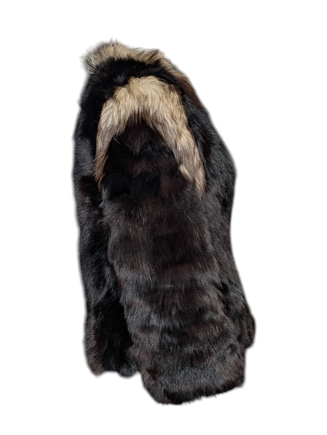 Black and White Fox Fur