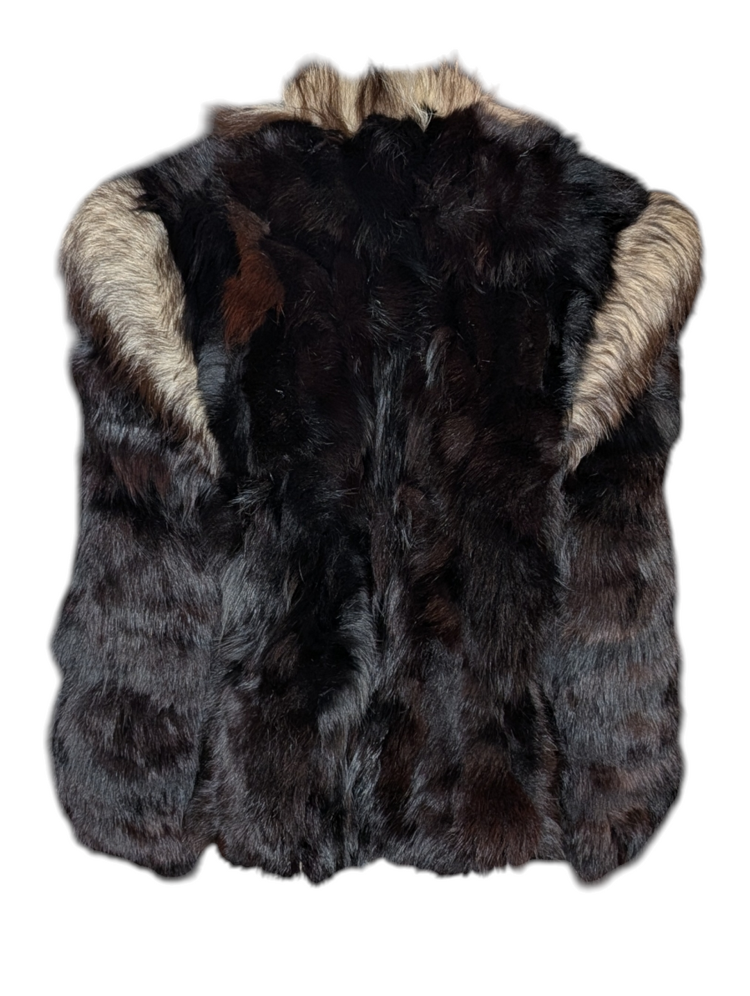 Black and White Fox Fur