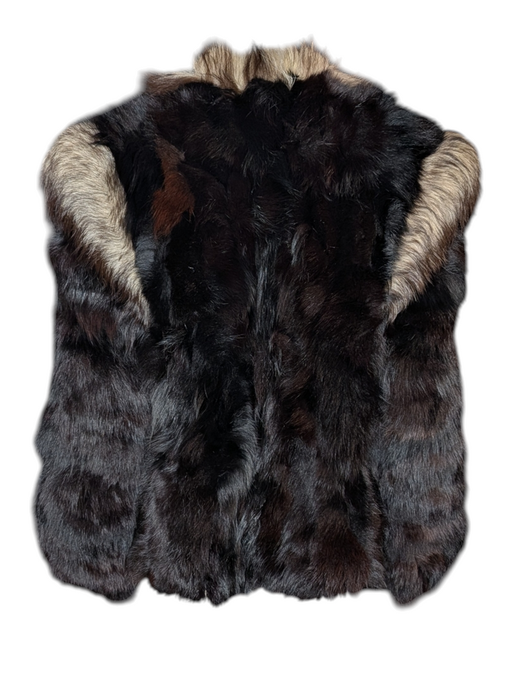 Black and White Fox Fur